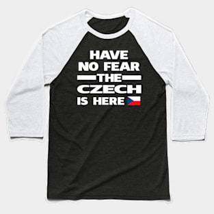 No Fear Czech Is Here Republic Baseball T-Shirt